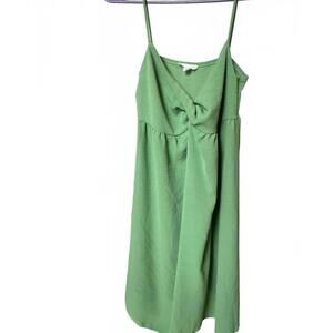 See You Monday green dress